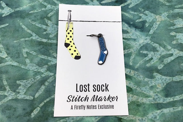 Lost Sock Single Stitch Marker