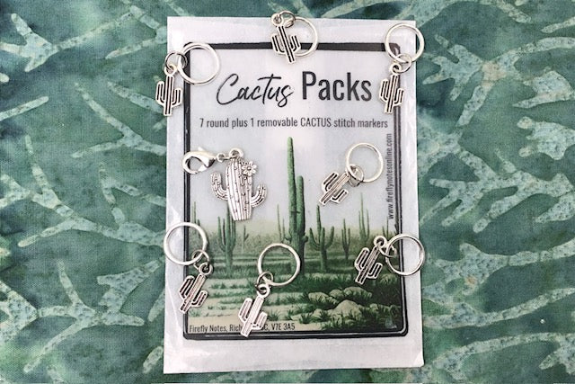 Cactus Stitch Marker Packs