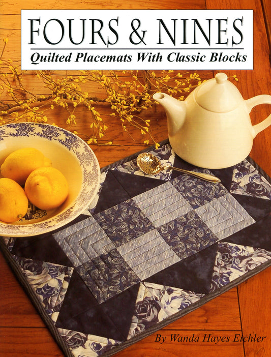 Quilt Pattern Book: Fours & Nines