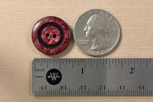 Red & Black Button