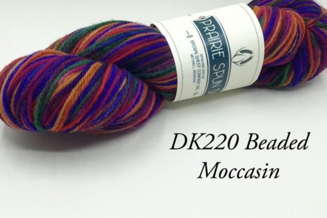 Prairie Spun Hand Paint Brown Sheep DK Yarn