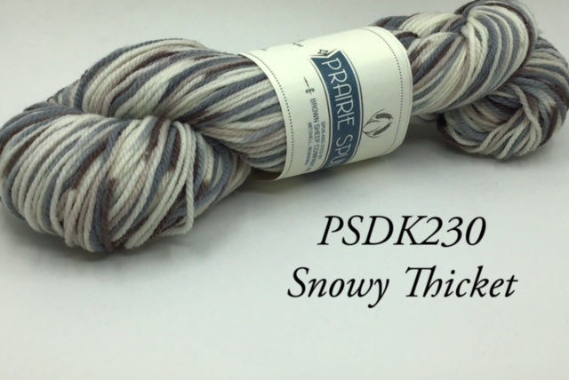 Prairie Spun Hand Paint Brown Sheep DK Yarn