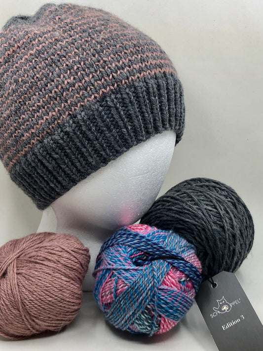 Can't stop talking about our Helical Beanie pattern!