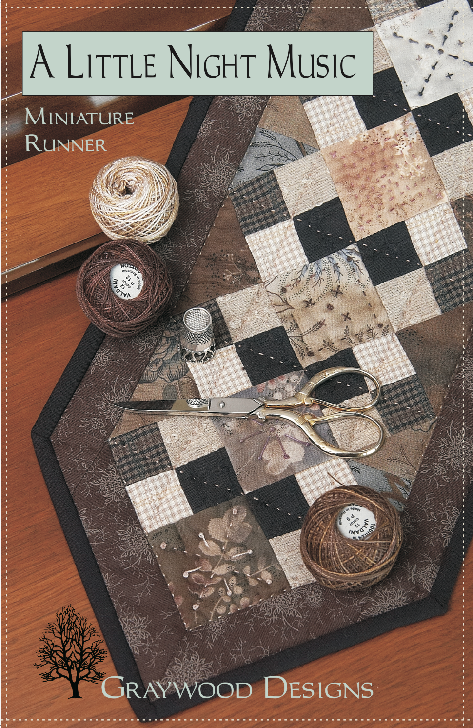 PATTERN DOWNLOAD: A Little Night Music Miniature Runner