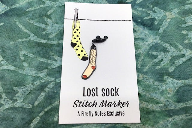 Lost Sock Single Stitch Marker