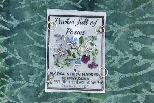Packet Full of Posies Stitch Marker Pack