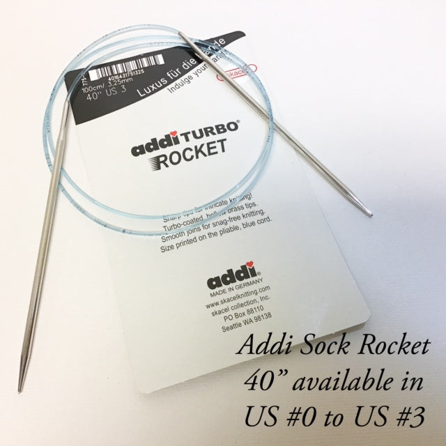 Circular Needle Addi Turbo Sock Rocket 40"