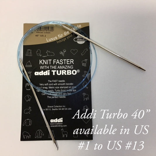 Circular Needle Addi Turbo 40"